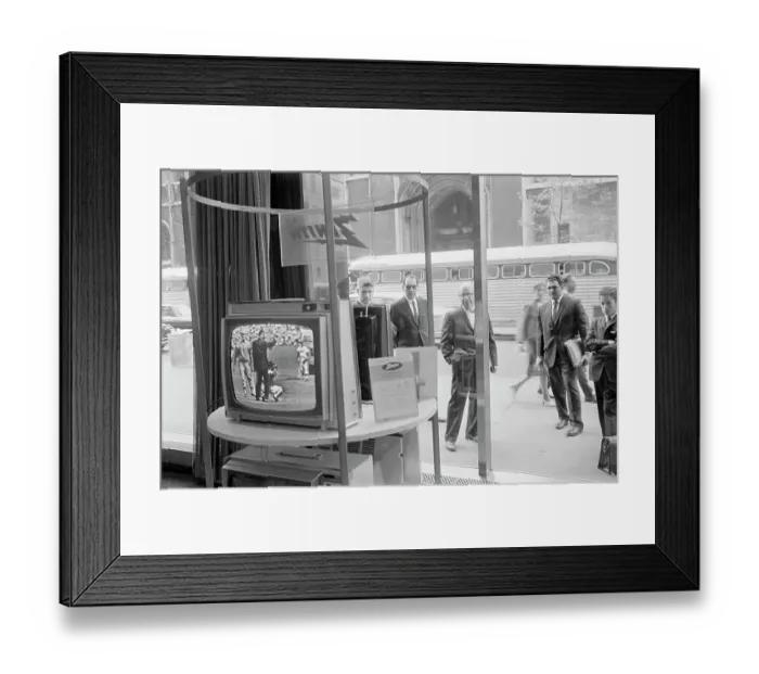Framed Print : New York Businessmen Break for Baseball Framed Print : New York Businessmen Break for Baseball