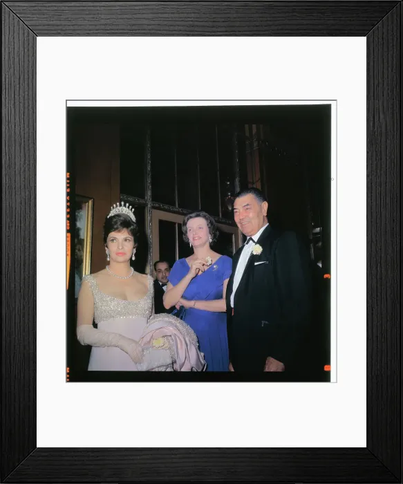 Framed Print : Jack Demspey with Ladies at Time Event Framed Print : Jack Demspey with Ladies at Time Event
