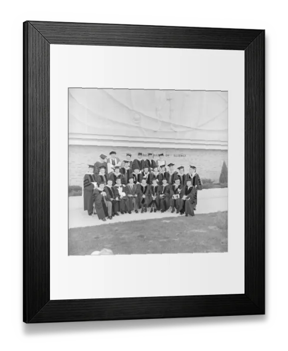 Framed Print : Nobel Laureates Pose For Picture Framed Print : Nobel Laureates Pose For Picture