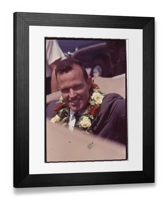 Framed Print : L. Cooper Gordon Wearing Flowers Framed Print : L. Cooper Gordon Wearing Flowers