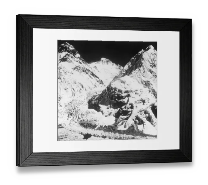 Framed Print : Snow Covered Mount Everest Framed Print : Snow Covered Mount Everest