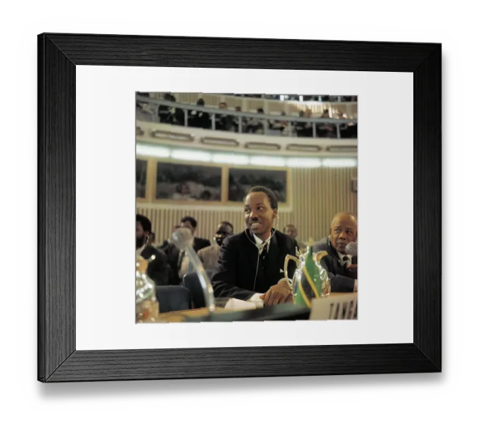 Framed Print : Julius Nyerere Speaking at Podium Framed Print : Julius Nyerere Speaking at Podium
