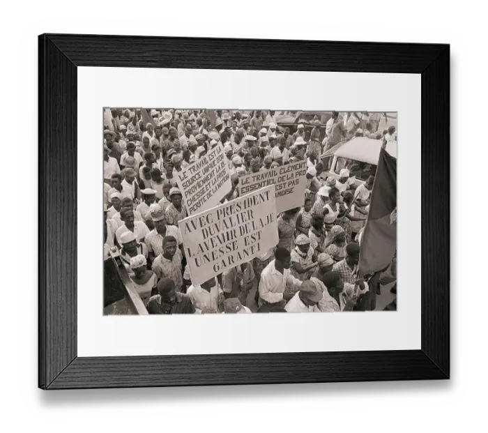 Framed Print : Crowd at May Day Demonstration Framed Print : Crowd at May Day Demonstration