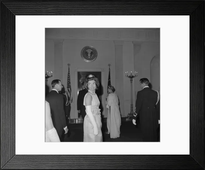 Framed Print : Portrait of Jacqueline Kennedy Framed Print : Portrait of Jacqueline Kennedy