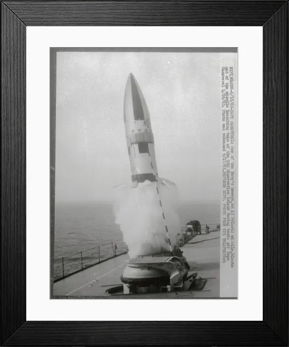 Framed Print : US Navy Missile Being Tested Framed Print : US Navy Missile Being Tested