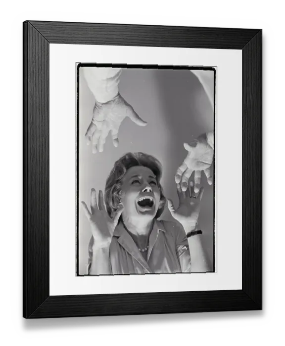 Framed Print : Actress Screaming Framed Print : Actress Screaming