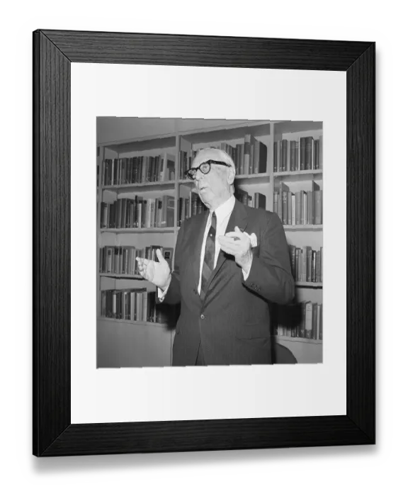 Framed Print : Philanthropist Alfred P. Sloan