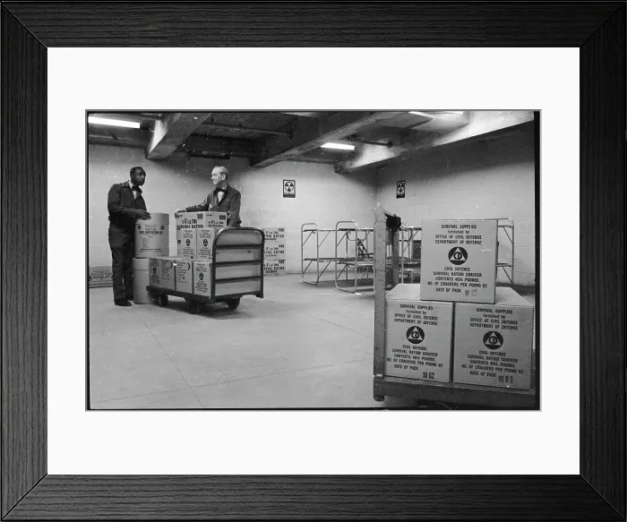 Framed Print : Fallout Shelter Framed Print : Fallout Shelter