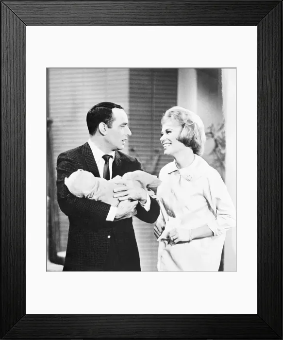 Framed Print : Joey Bishop and Abby Dalton Framed Print : Joey Bishop and Abby Dalton