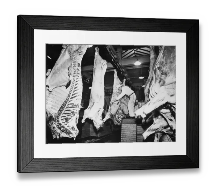 Framed Print : Meat Inspection Framed Print : Meat Inspection
