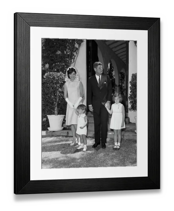 Framed Print : Kennedy Family on Easter Sunday Framed Print : Kennedy Family on Easter Sunday