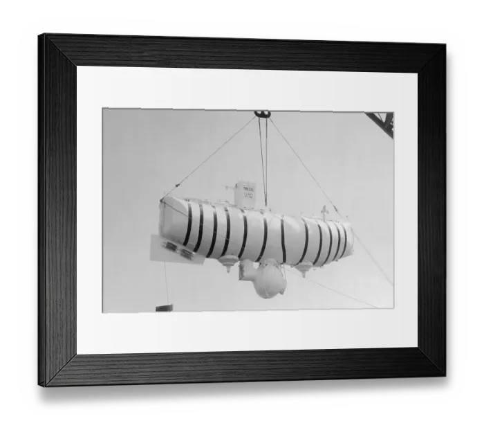 Framed Print : Technical Device for Submarine Detection