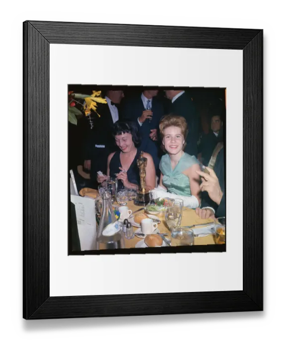 Framed Print : Actress Patty Duke Sitting at Table During Award's Dinner Framed Print : Actress Patty Duke Sitting at Table During Award's Dinner