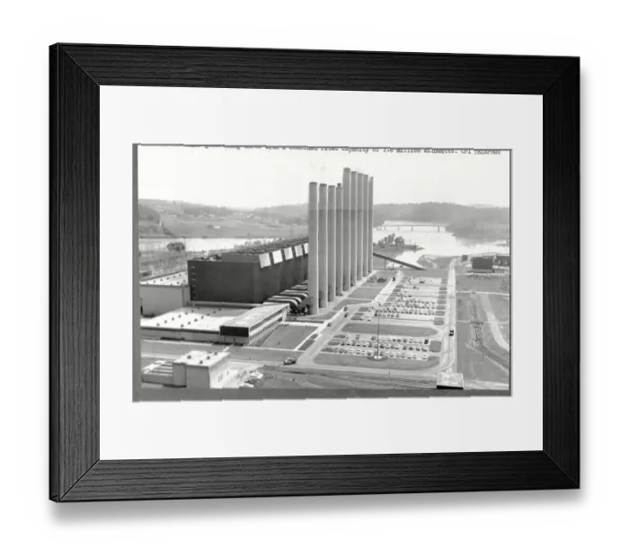 Framed Print : Kingston Steam Plant Framed Print : Kingston Steam Plant