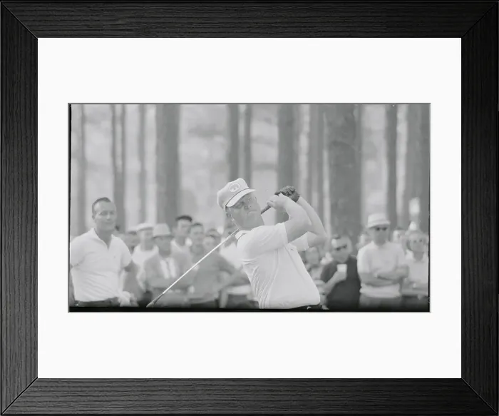 Framed Print : Jack Nicklaus Driving Ball