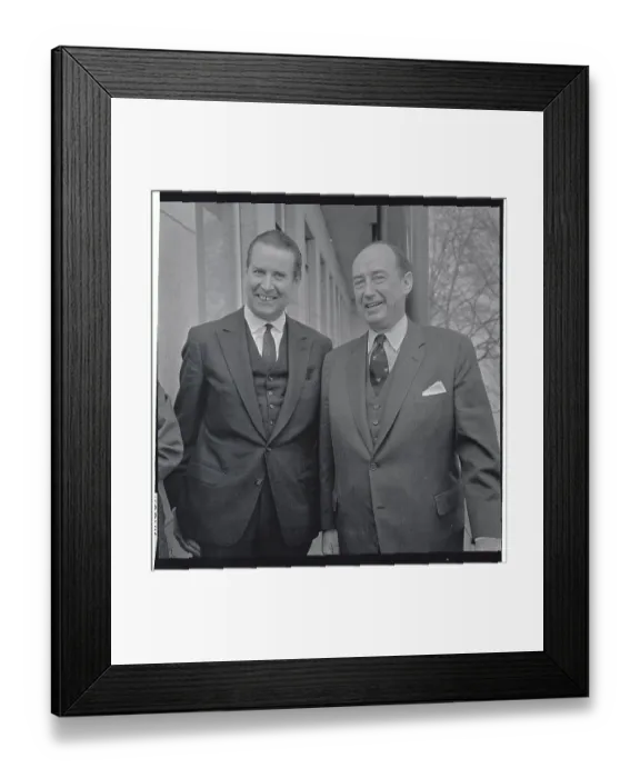 Framed Print : Close up Portrait of Adlai Stevenson Framed Print : Close up Portrait of Adlai Stevenson
