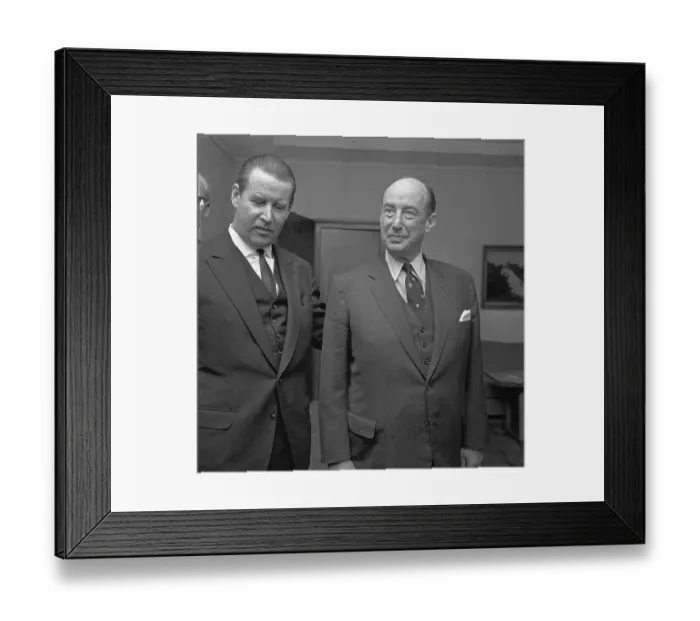 Framed Print : Close up Portrait of Adlai Stevenson Framed Print : Close up Portrait of Adlai Stevenson
