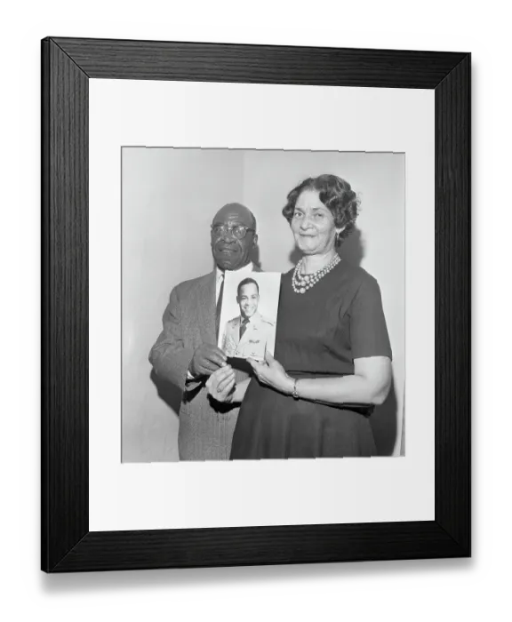 Framed Print : Edward Dwight's Parents