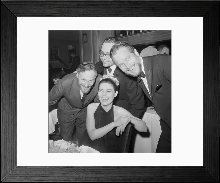 Framed Print : Portrait of Anne Bancroft and Others