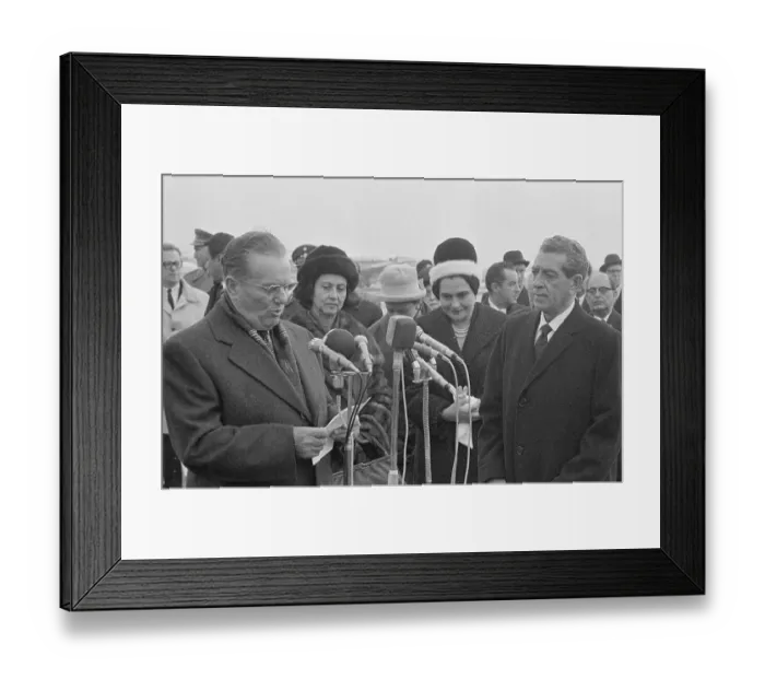 Framed Print : Josip Broz Tito and Adolfo Lopez Mateos Framed Print : Josip Broz Tito and Adolfo Lopez Mateos