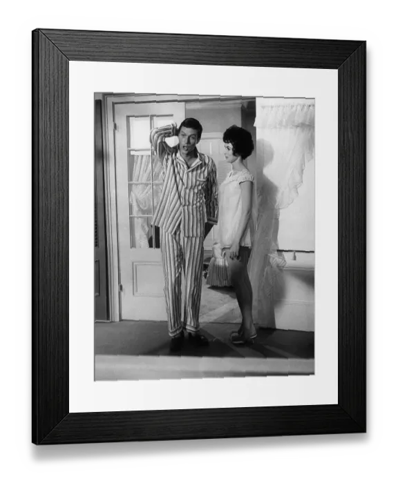 Framed Print : Dick Van Dyke And Janet Leigh in Bye Bye Birdie Framed Print : Dick Van Dyke And Janet Leigh in Bye Bye Birdie