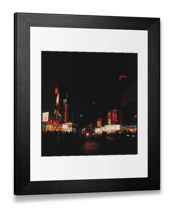 Framed Print : Night View of Times Square Framed Print : Night View of Times Square