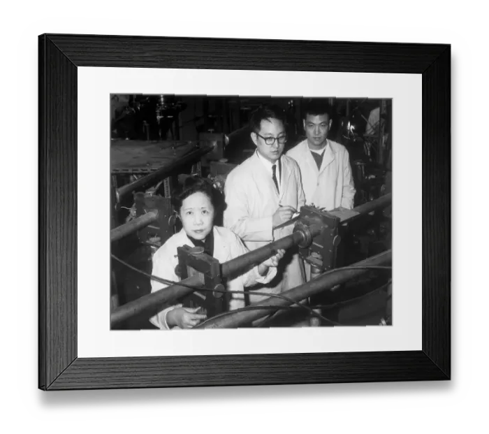 Framed Print : Physicists at Work Framed Print : Physicists at Work