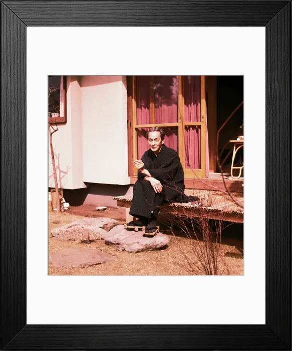 Framed Print : Shinichiro Tomonaga Smoking a Cigarette Framed Print : Shinichiro Tomonaga Smoking a Cigarette
