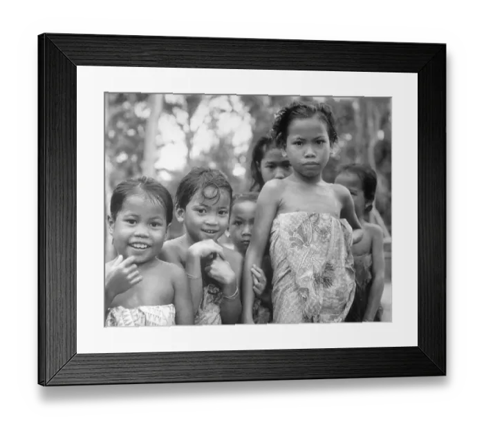 Framed Print : Children of Borneo Framed Print : Children of Borneo