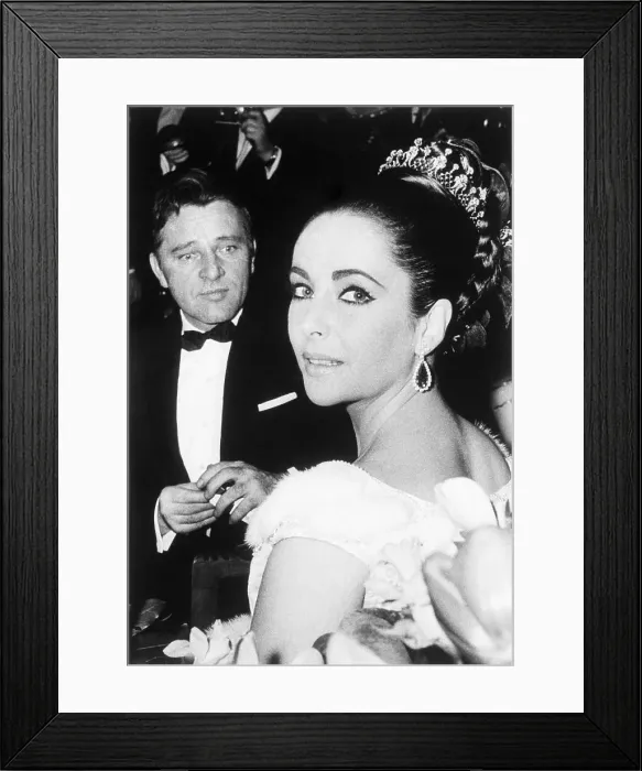 Framed Print : Richard Burton and Elizabeth Taylor at Movie Premiere Framed Print : Richard Burton and Elizabeth Taylor at Movie Premiere