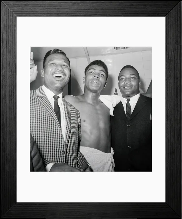 Framed Print : Sugar Ray Robinson, Muhammad Ali, and Jim Brown Framed Print : Sugar Ray Robinson, Muhammad Ali, and Jim Brown