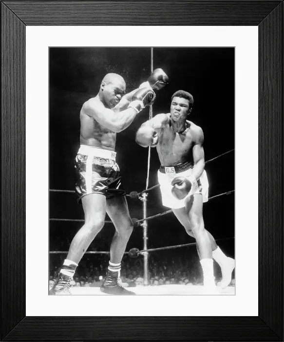 Framed Print : Muhammad Ali Boxing Against Doug Jones Framed Print : Muhammad Ali Boxing Against Doug Jones
