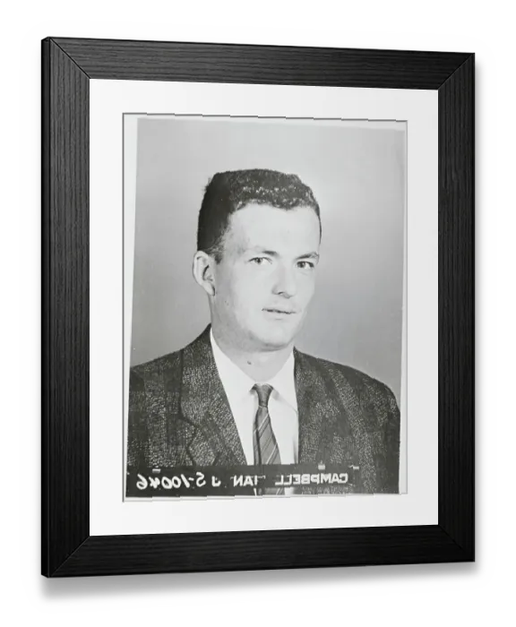 Framed Print : Portrait of Ian Campbell Framed Print : Portrait of Ian Campbell