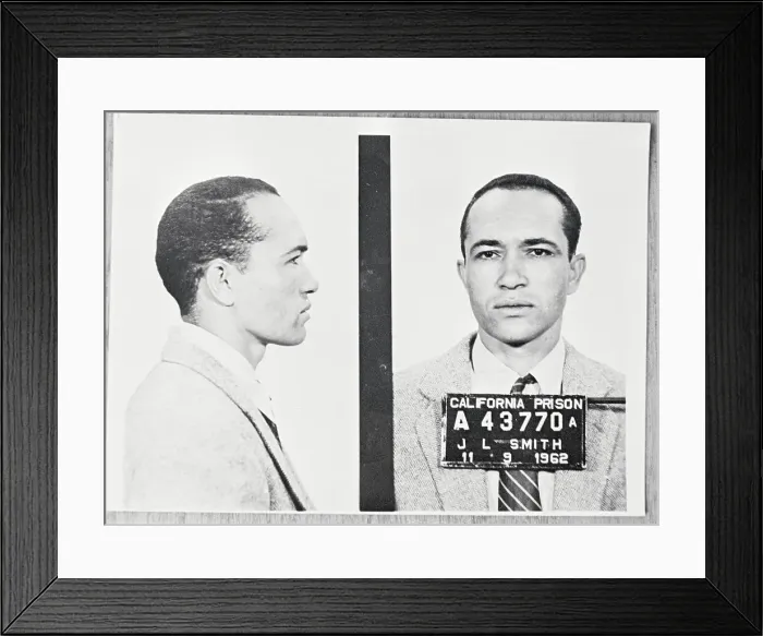 Framed Print : Mug Shot of Jimmie Lee Smith