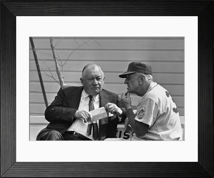 Framed Print : Casey Stengel and George M. Weiss in Private Conversation Framed Print : Casey Stengel and George M. Weiss in Private Conversation