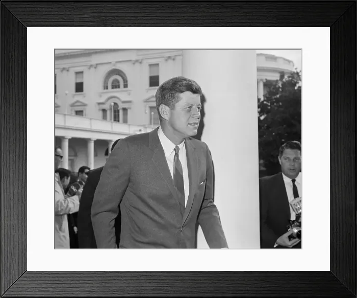 Framed Print : President John F. Kennedy Framed Print : President John F. Kennedy