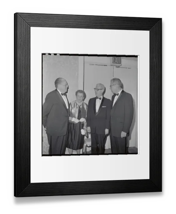 Framed Print : W. Willard Wirtz Conversing with Former Labor Secretaries Framed Print : W. Willard Wirtz Conversing with Former Labor Secretaries