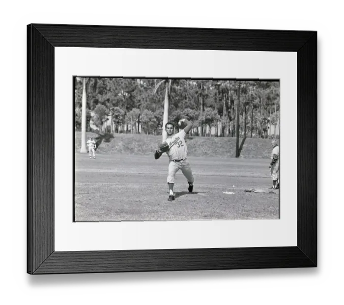 Framed Print : Composite Of Sandy Koufax Pitching Framed Print : Composite Of Sandy Koufax Pitching