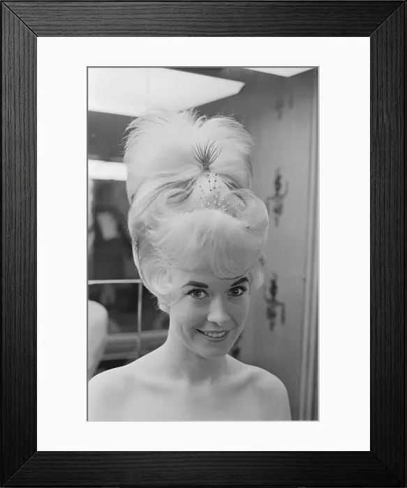 Framed Print : Model Wearing Hairstyle by Duke Alan Framed Print : Model Wearing Hairstyle by Duke Alan