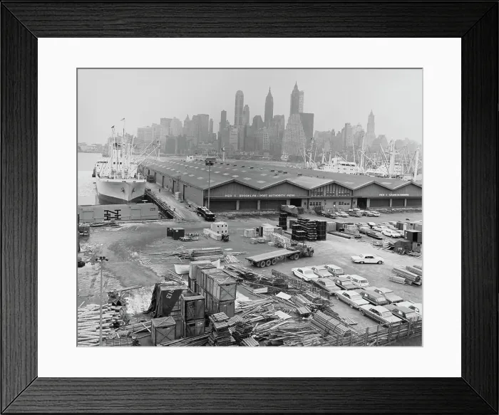 Framed Print : Brooklyn Waterfront Standstill Framed Print : Brooklyn Waterfront Standstill