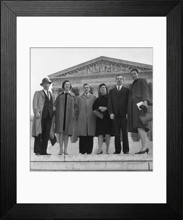 Framed Print : Schempp Family Challenging State Law Framed Print : Schempp Family Challenging State Law