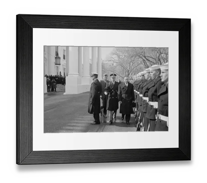 Framed Print : Inspecting the Honor Guard Framed Print : Inspecting the Honor Guard