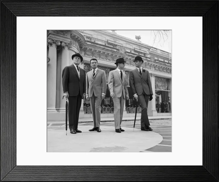 Framed Print : Modeling French Men's Suites Framed Print : Modeling French Men's Suites