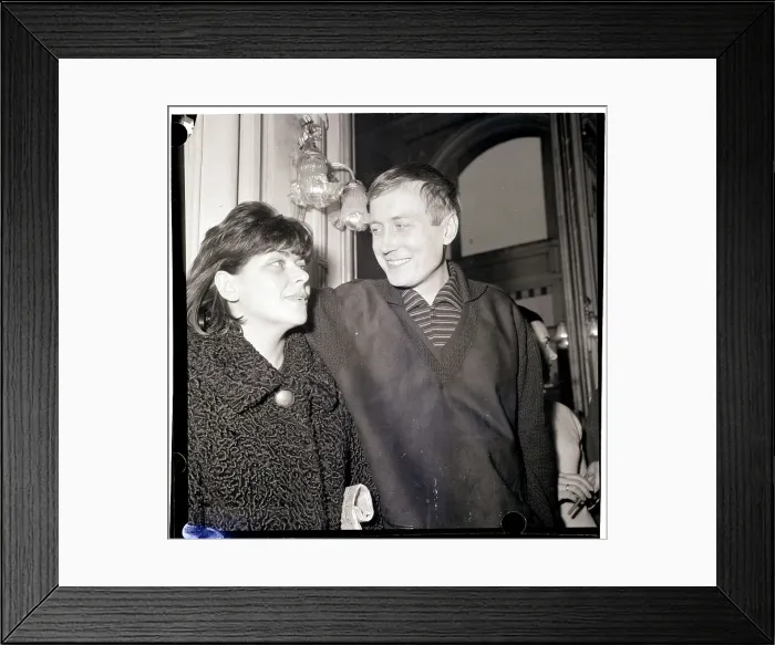 Framed Print : Yevgeni Yevtushenko and Wife Framed Print : Yevgeni Yevtushenko and Wife
