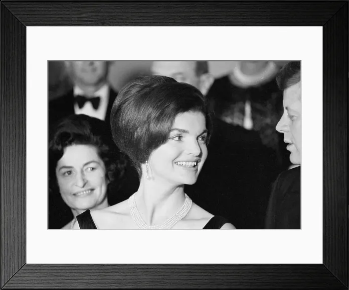 Framed Print : First Lady Jackie Kennedy at State Dinner Framed Print : First Lady Jackie Kennedy at State Dinner