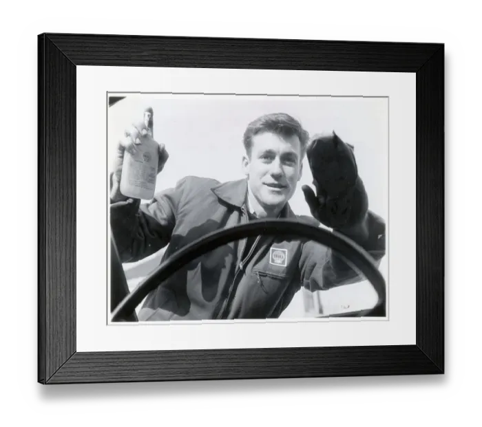 Framed Print : James Cagney Jr. at His Service Station Framed Print : James Cagney Jr. at His Service Station