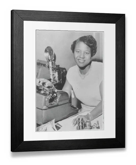 Framed Print : Portrait of Miss Arthurine Lucy Framed Print : Portrait of Miss Arthurine Lucy