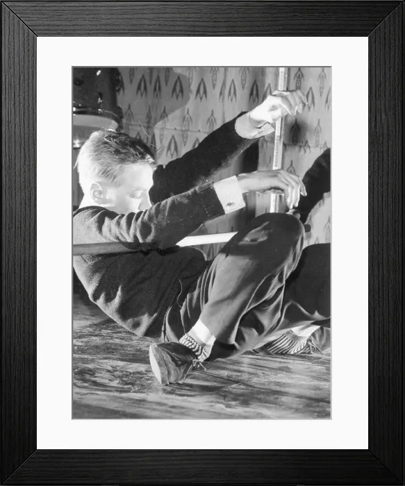Framed Print : Young Man Dancing the Limbo Framed Print : Young Man Dancing the Limbo