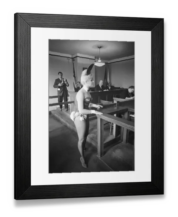 Framed Print : Geraldine Dorherty Standing at Testimony Box Framed Print : Geraldine Dorherty Standing at Testimony Box