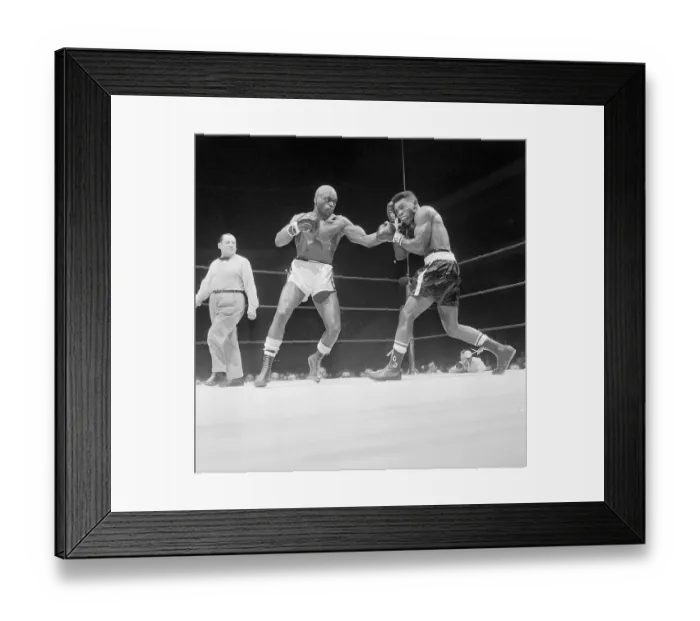 Framed Print : Rubin Hurricane Carter and Gomeo Brennan Boxing Framed Print : Rubin Hurricane Carter and Gomeo Brennan Boxing